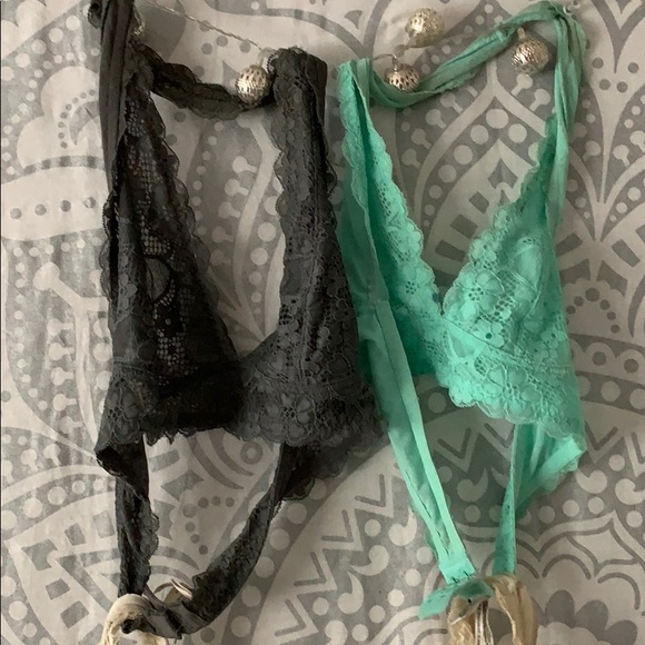 Free people Galloon Lace Halter Bralettes - Picture 1 of 6